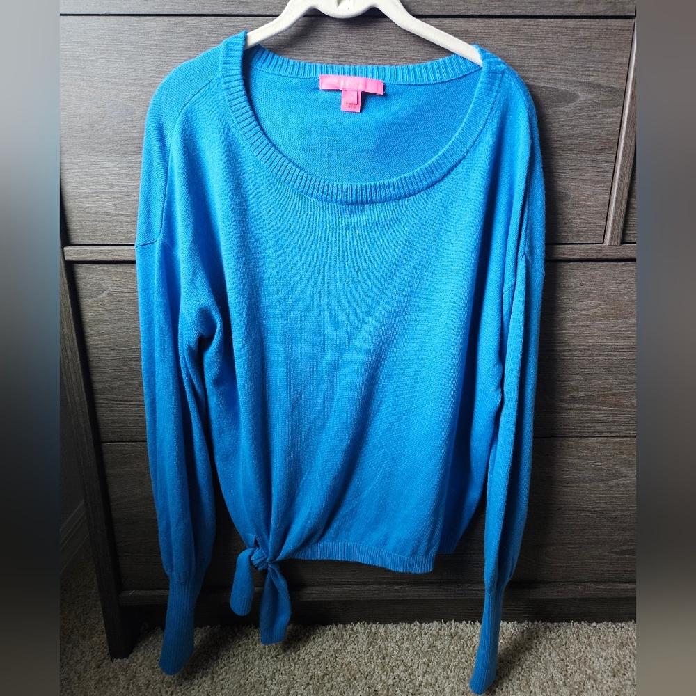 Lilly Pulitzer Vibrant Blue Knit Top